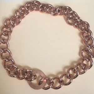 Rose gold chain necklace
